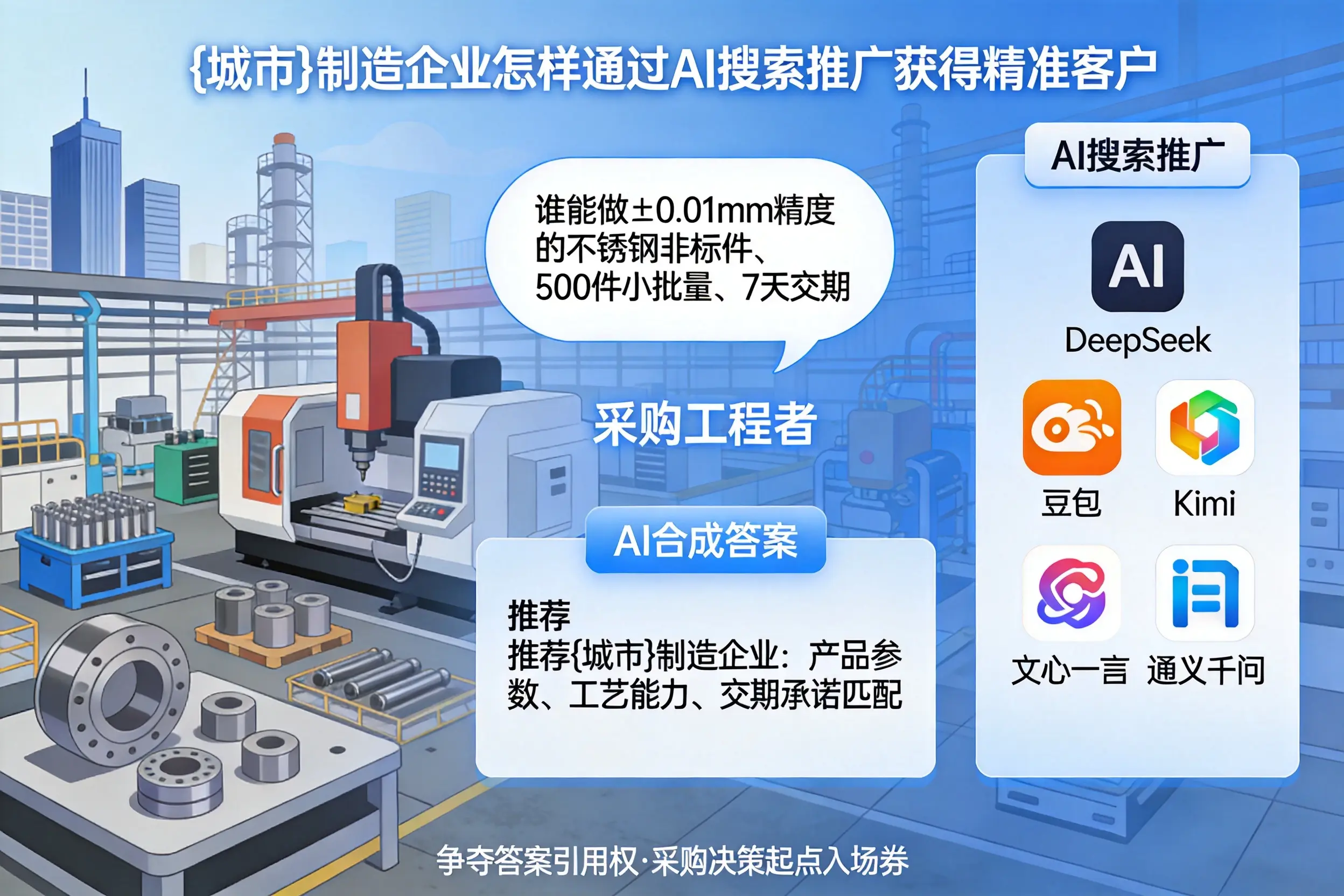 重庆制造企业怎样通过AI搜索推广获得精准客户