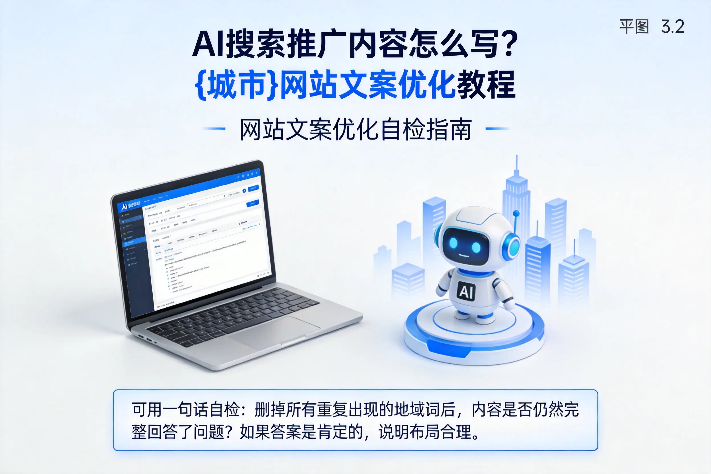 AI搜索推广内容怎么写？重庆网站文案优化教程