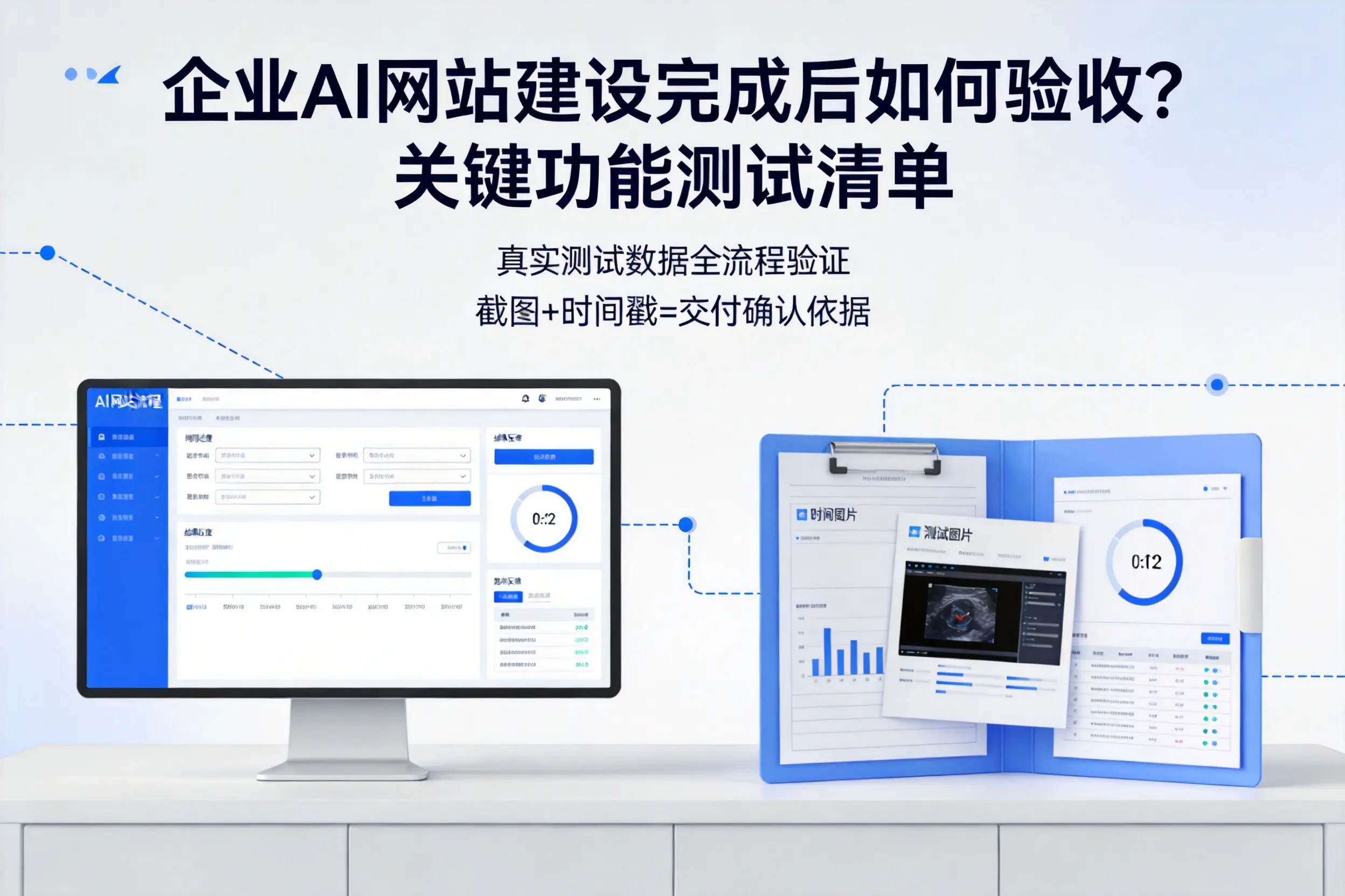 重庆企业AI网站建设完成后如何验收?关键功能测试清单