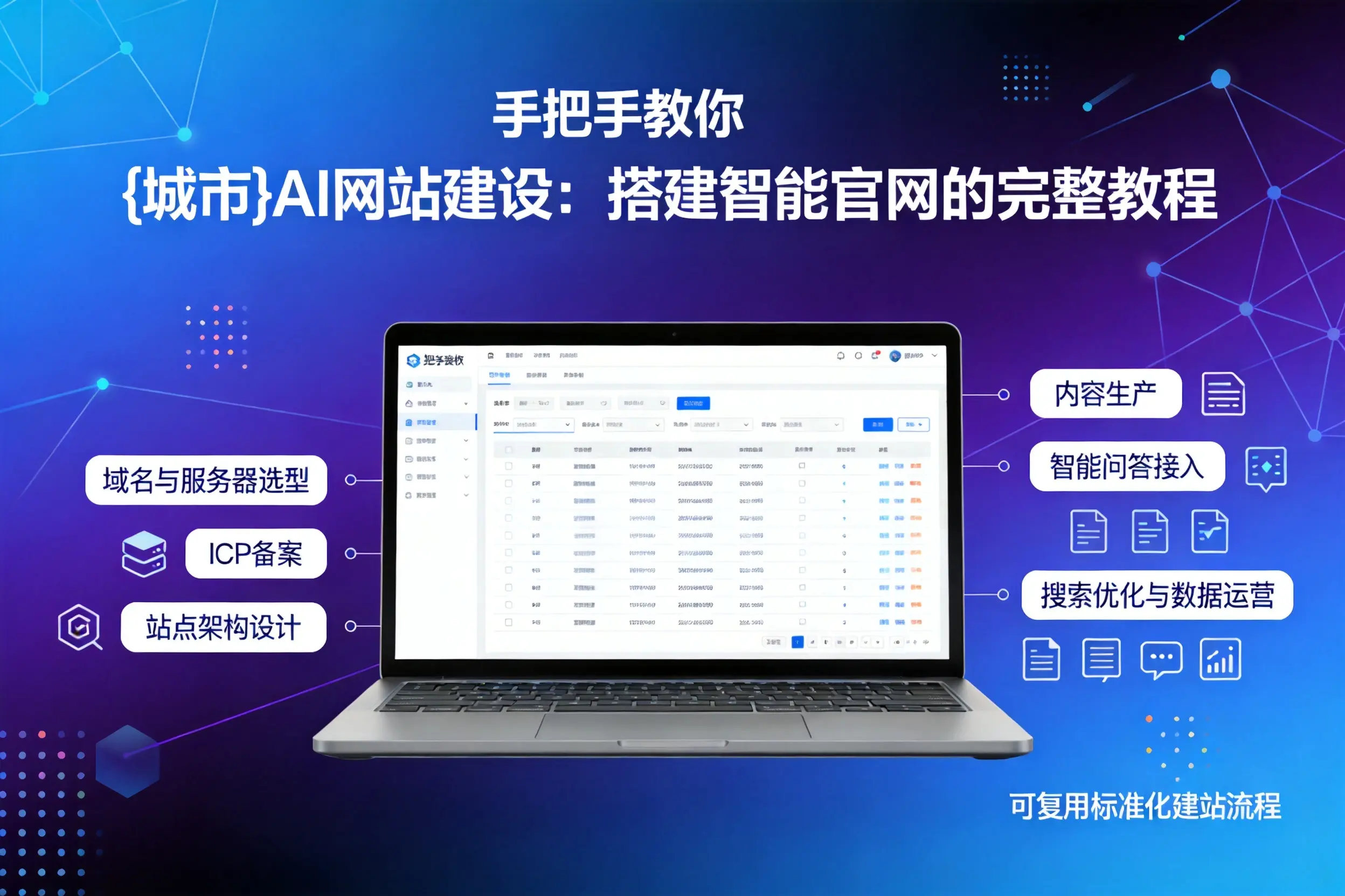 手把手教你重庆AI网站建设：搭建智能官网的完整教程
