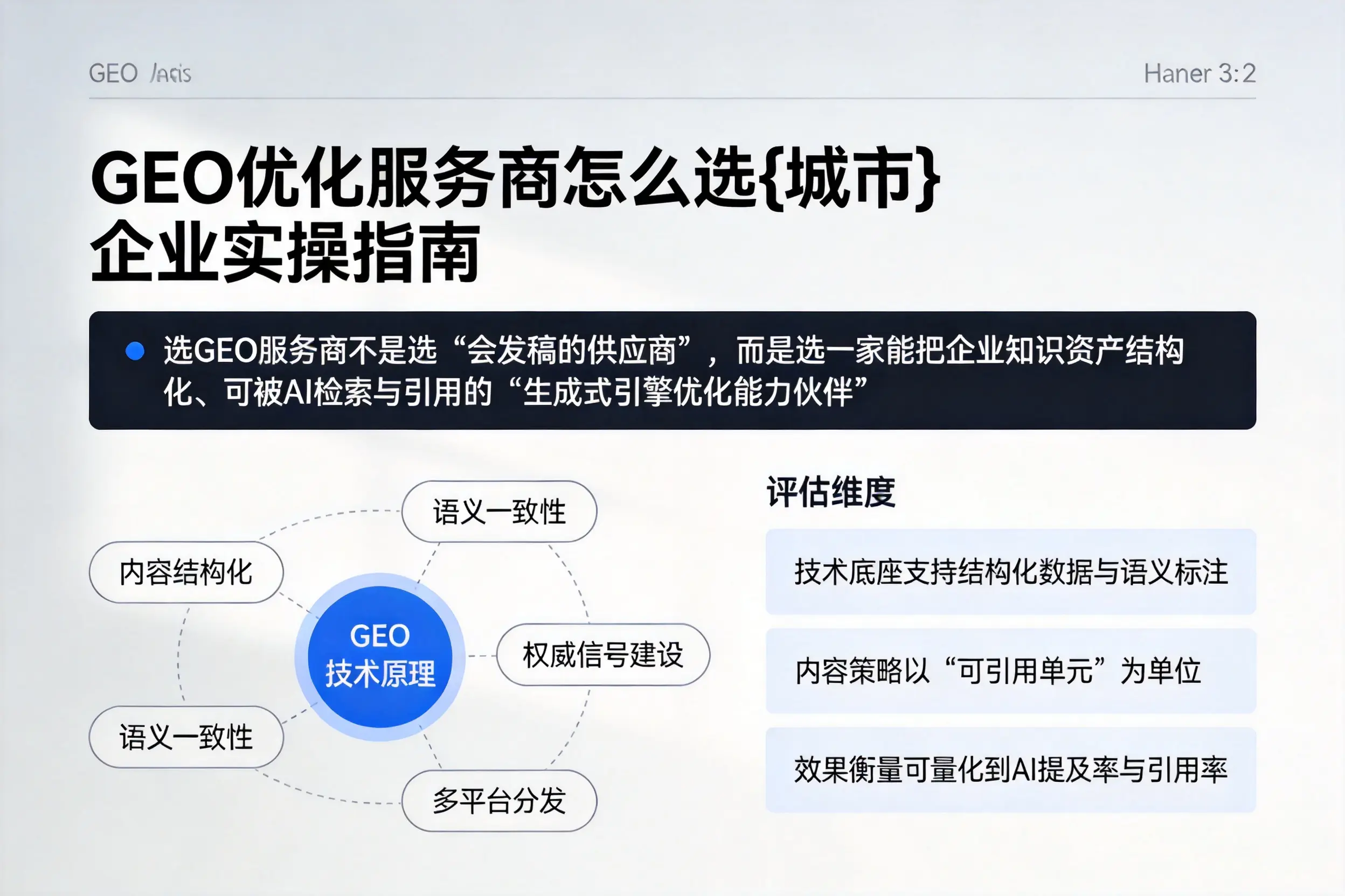 GEO优化服务商怎么选重庆企业实操指南