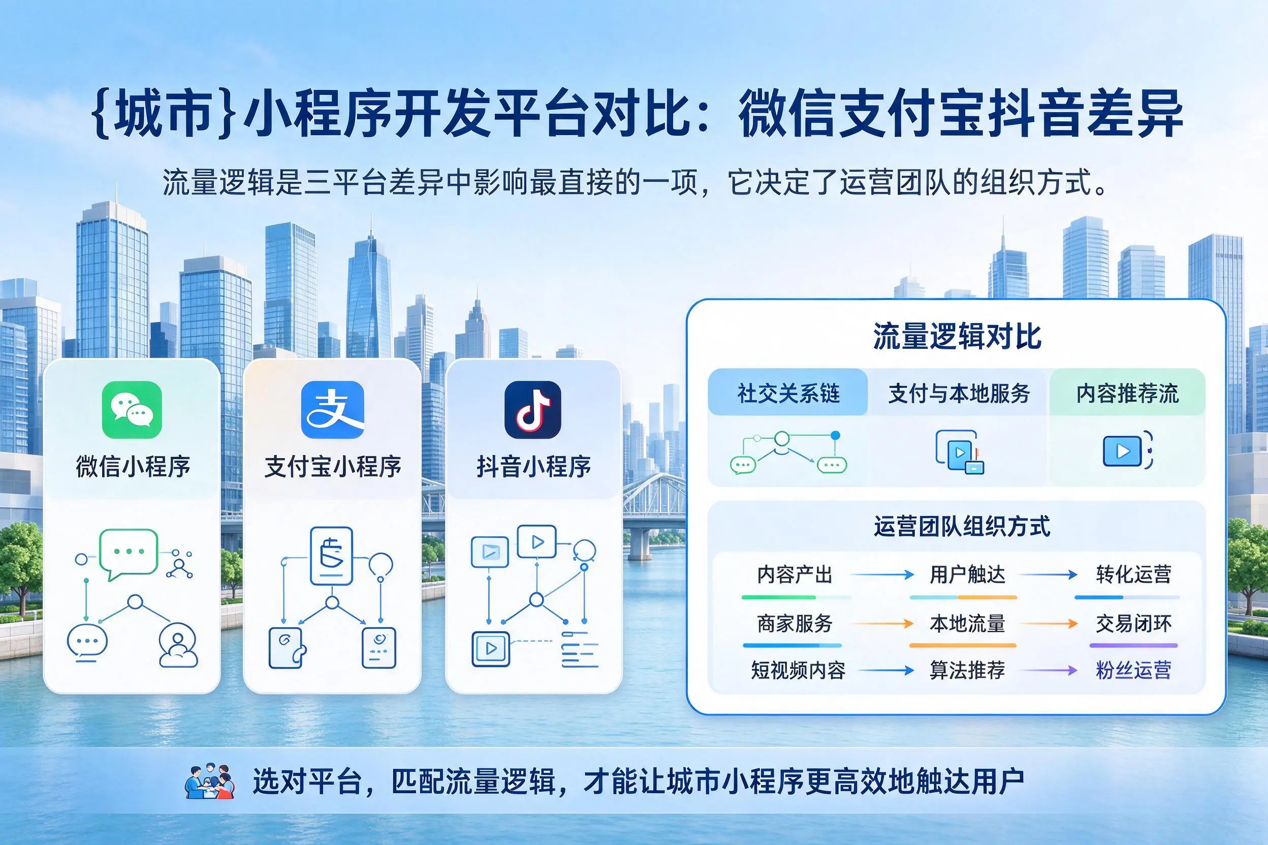 重庆小程序开发平台对比:微信支付宝抖音差异