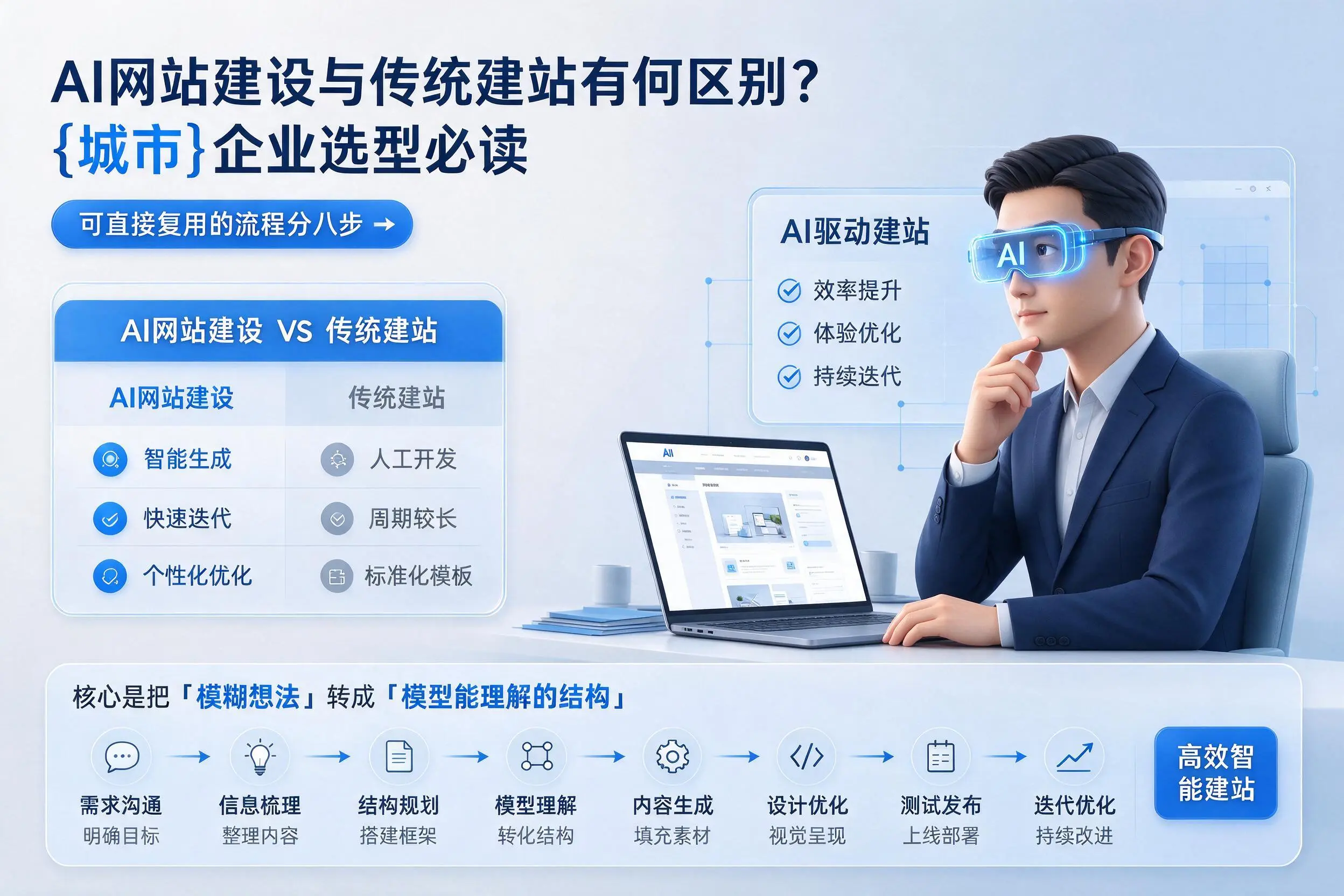 AI网站建设与传统建站有何区别？重庆企业选型必读