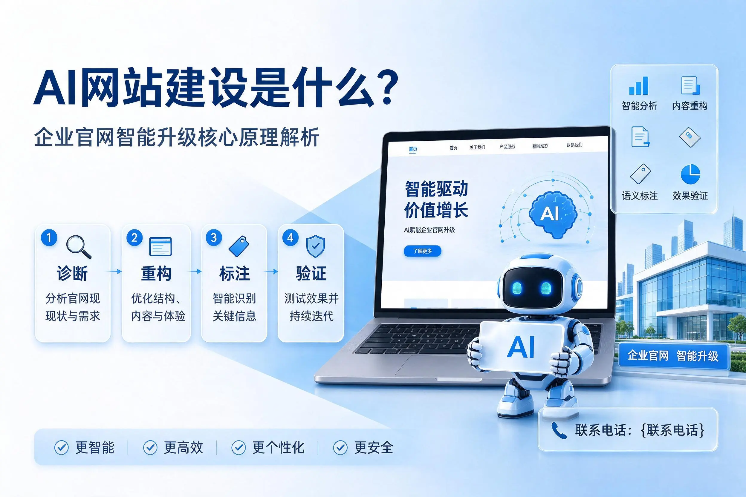 AI网站建设是什么？重庆企业官网智能升级核心原理解析